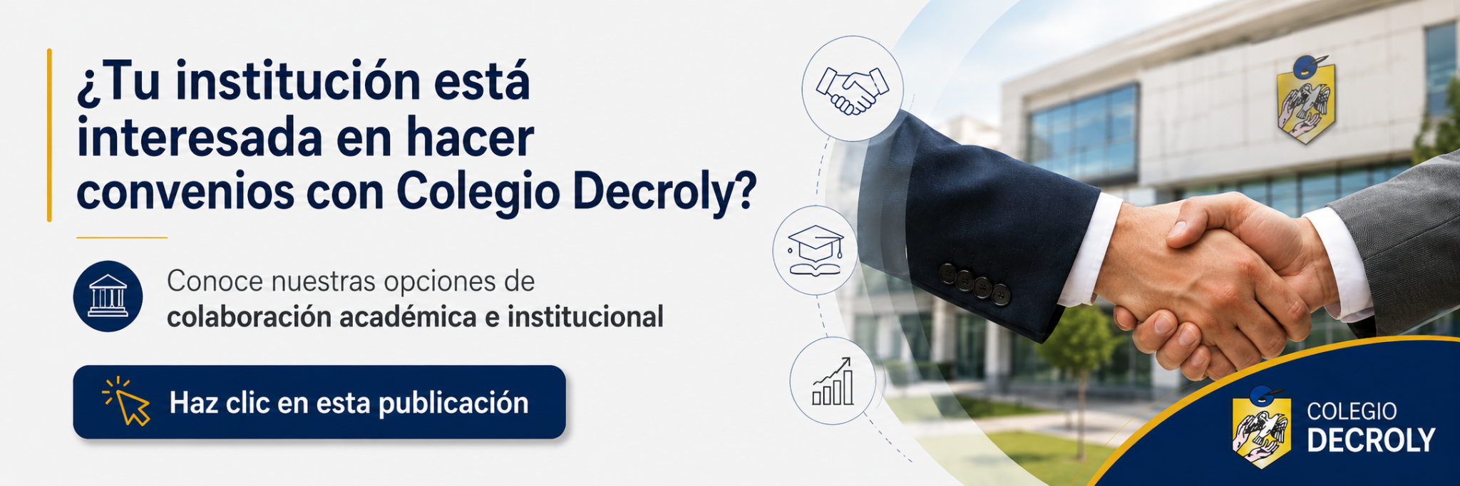 Convenios académicos e institucionales Colegio Decroly